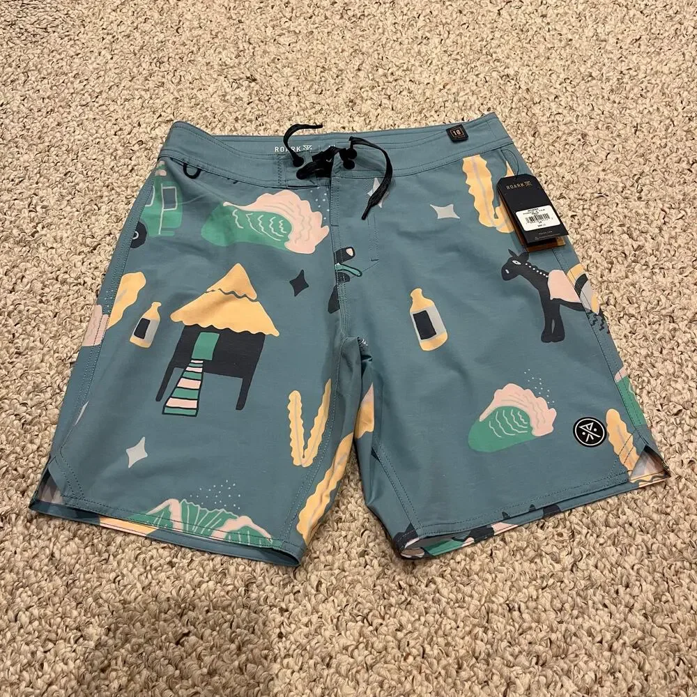 NWT Roark Agave Blue Passage 18